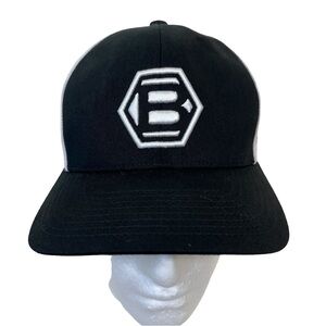 Bettinardi Black Trucker Mesh Snapback Golf Hat American Flag Black Hex Logo